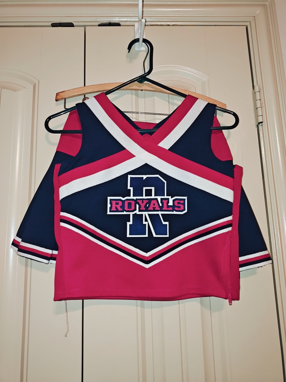 Royals Cheerleader Outfit in Navy & Red Youth Size 16